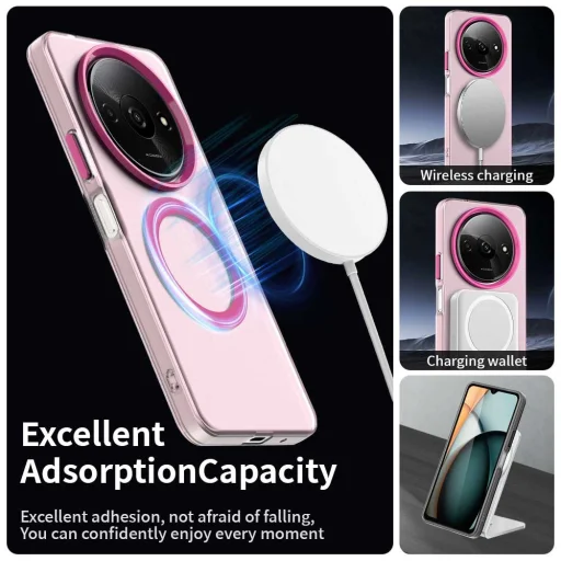 Techsuit - CandyCase MagSafe - Xiaomi Redmi A3 / Redmi A3x - Rózsaszín tok - 3