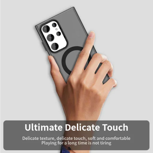 Samsung Galaxy S23 Ultra Techsuit - CandyCase MagSafe - Fekete￼ tok - 3