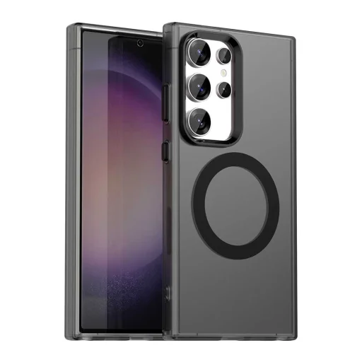 Samsung Galaxy S23 Ultra Techsuit - CandyCase MagSafe - Fekete￼ tok - 1