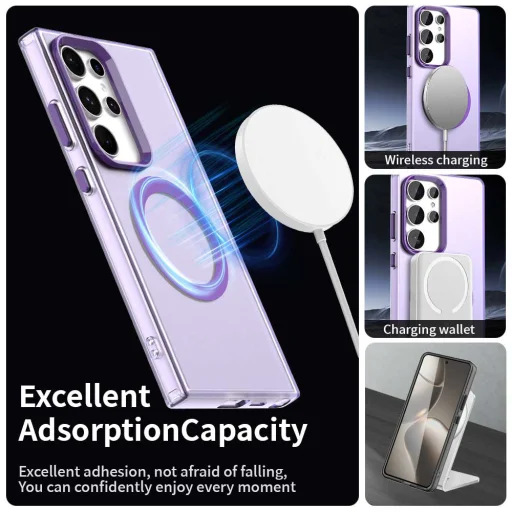 Techsuit - CandyCase MagSafe - Samsung Galaxy S24 Ultra - Lila tok - 5