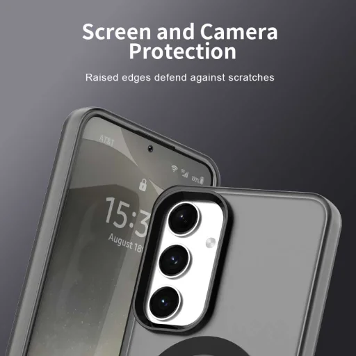 Techsuit - CandyCase MagSafe - Samsung Galaxy S24 FE - Fekete tok - 5