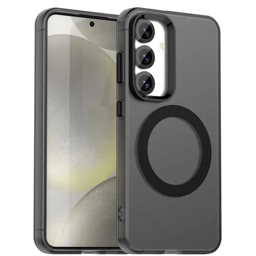 Techsuit - CandyCase MagSafe - Samsung Galaxy S24 FE - Fekete tok - 1