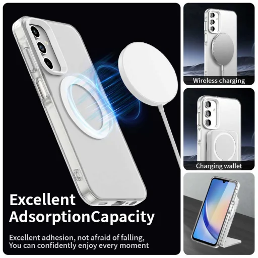 Techsuit - CandyCase MagSafe - Samsung Galaxy A55 5G - Fehér tok - 3