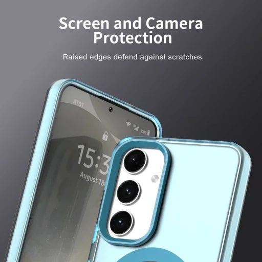 Techsuit - CandyCase MagSafe - Samsung Galaxy S24 FE - Kék tok - 3