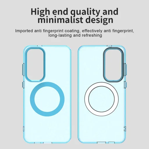 Techsuit - CandyCase MagSafe - Samsung Galaxy S24 FE - Kék tok - 4