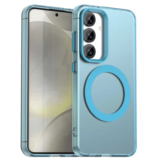 Techsuit - CandyCase MagSafe - Samsung Galaxy S24 FE - Kék tok - 1