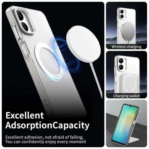  Samsung Galaxy A06 Fehér Techsuit - CandyCase MagSafe tok - 11