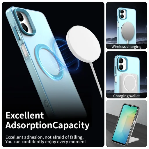  Samsung Galaxy A06 Kék Techsuit CandyCase MagSafe tok - 6