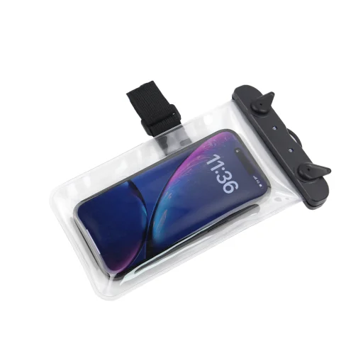 Vízálló tok vállpánttal 5,8 - 6,8" átlátszó tok - 2