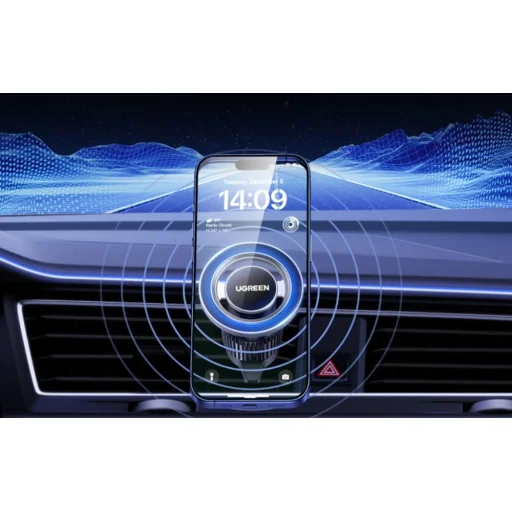 Ugreen LP845 Mágneses Autós Szellőzőtartó (Fekete) - 3