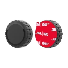 Apple AirTag tok, csavaros, vízálló, öntapadós - Fekete