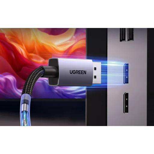 Ugreen DP131 DisplayPort kábel, 16K 60Hz, 80 Gbps, 1m - 2