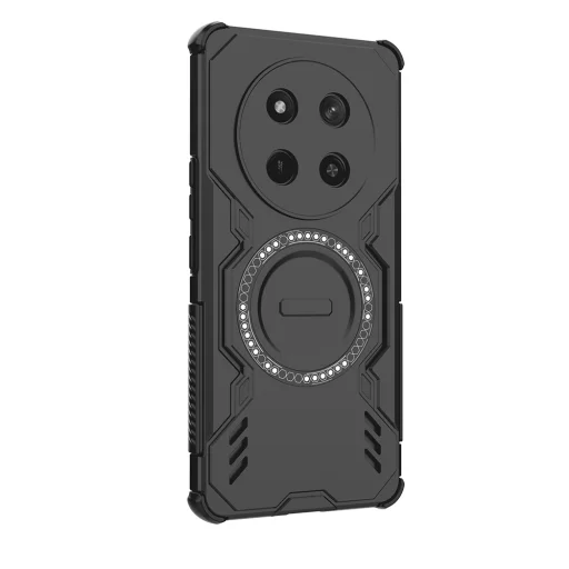  Honor Magic7 Lite / X9c Fekete Techsuit - ArmorMag Tok - 3