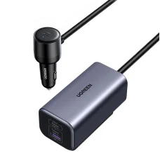 Ugreen EC706 autós töltő, USB + 2x USB-C, 150W