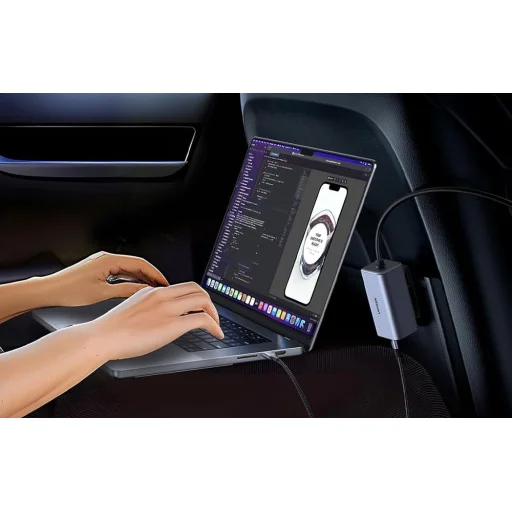 Ugreen EC706 autós töltő, USB + 2x USB-C, 150W - 2