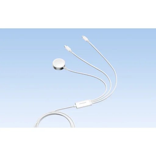 Apple Watch mágneses töltő Joyroom S-IW008 Lightning + USB-C 5V 1,2m (fehér) - 6