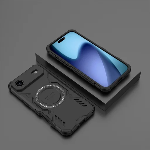  iPhone 17 Air Fekete Techsuit ArmorMag tok - 6