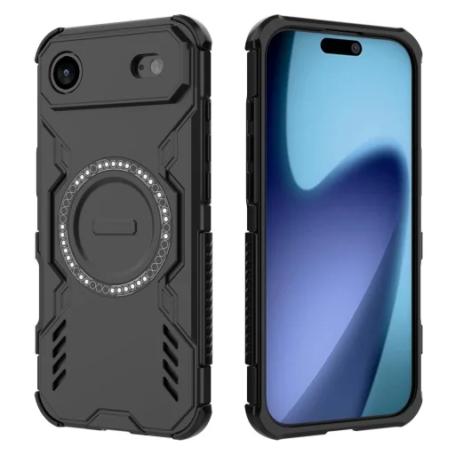  iPhone 17 Air Fekete Techsuit ArmorMag tok - 2