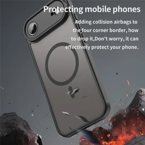  iPhone 17 Air Fekete Techsuit HaloFrost II MagSafe tok - 3