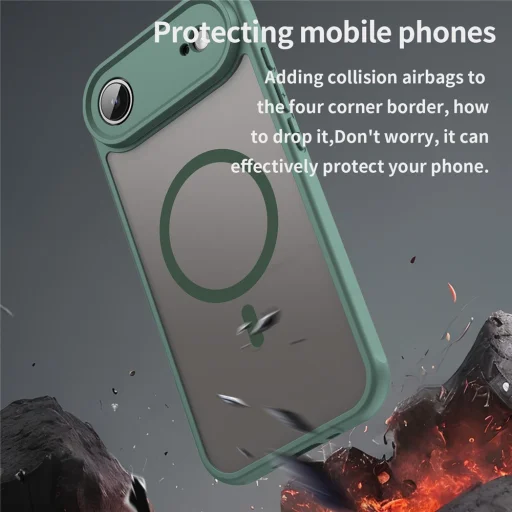  iPhone 17 Air Techsuit MagSafe HaloFrost II Zöld tok - 4