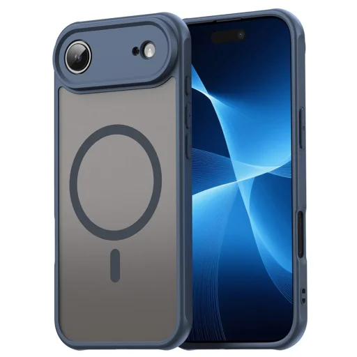  iPhone 17 Air Techsuit HaloFrost II MagSafe tok - Tengerészkék - 1