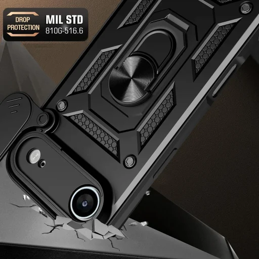  iPhone 17 Air CamShield sorozat kék - Techsuit tok - 5