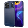  iPhone 17 Pro Kék Techsuit Carbon Silicone tok thumbnail