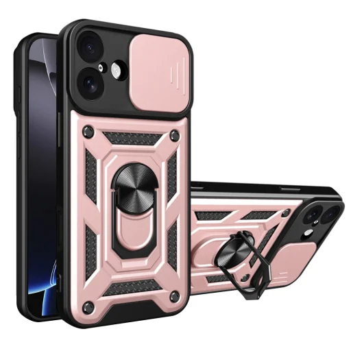  iPhone 17 Rózsa arany Techsuit CamShield sorozat tok - 1