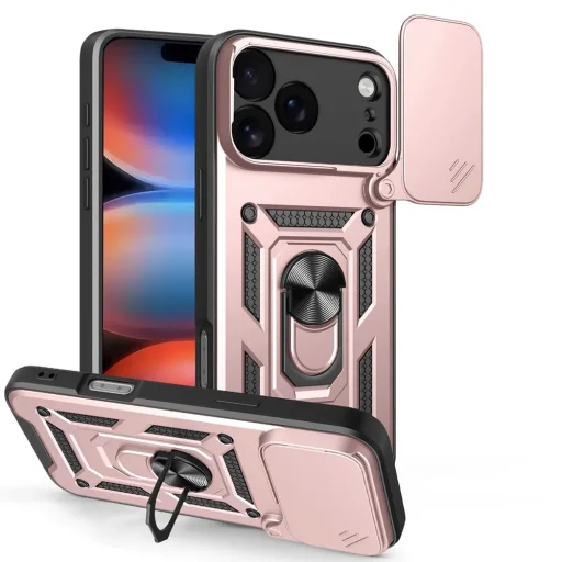  iPhone 17 Pro Rose Gold Techsuit CamShield Series tok - 1