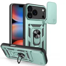  iPhone 17 Pro Zöld CamShield sorozat Techsuit tok