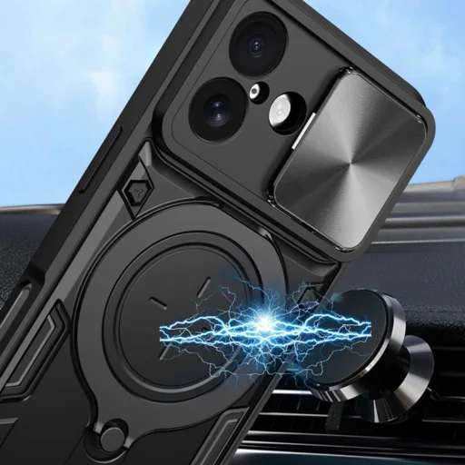  iPhone 17 Fekete CamGuard Pro Techsuit tok - 3