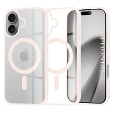  Apple iPhone 17 Nude Pink Techsuit mágneses MagSafe Pro tok