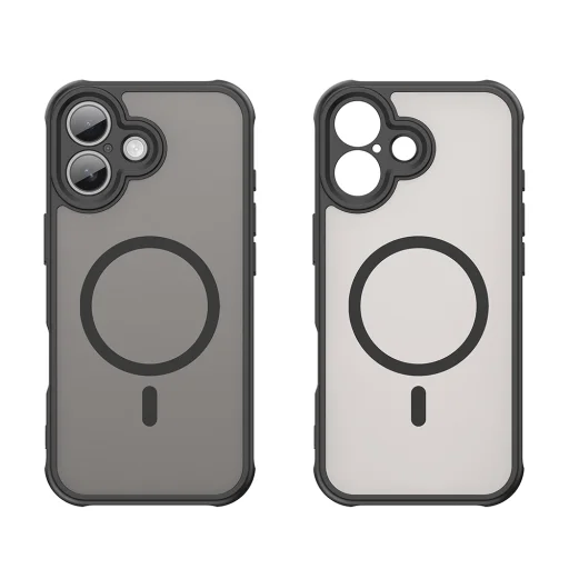  iPhone 17 Fekete Techsuit HaloFrost II MagSafe tok - 2