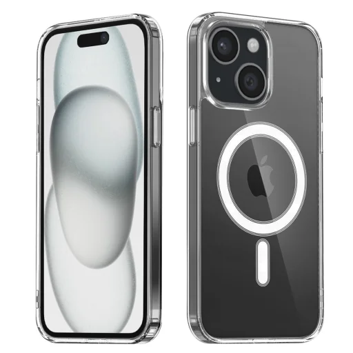 Techsuit - átlátszó MagSafe Pro tok iPhone 15-hez - 1