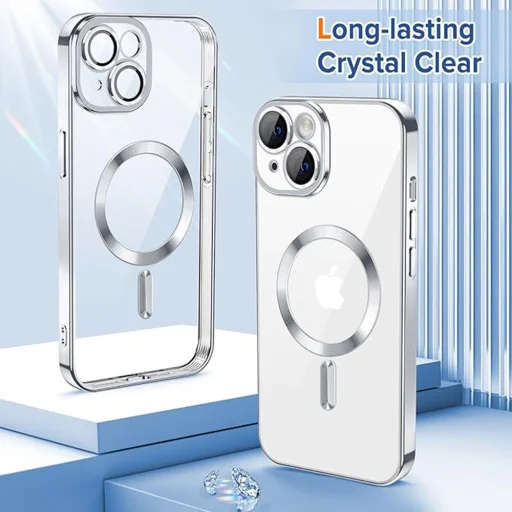  Techsuit - Luxus Kristály MagSafe - iPhone 16 Plus - Mélyzöld tok - 2