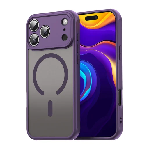  iPhone 17 Pro Techsuit HaloFrost II MagSafe tok - Lila - 1