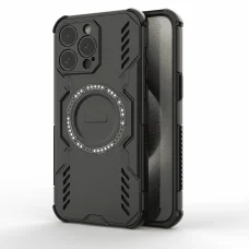 iPhone 15 Pro - Techsuit ArmorMag tok - Fekete.