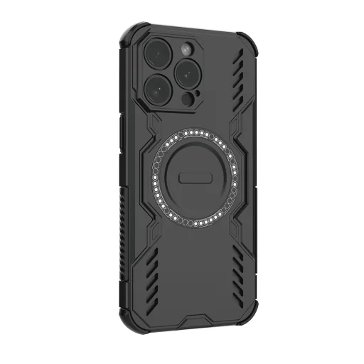 iPhone 15 Pro - Techsuit ArmorMag tok - Fekete. - 3