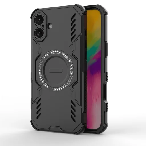 iPhone 16 - Techsuit - ArmorMag tok - Fekete - 1