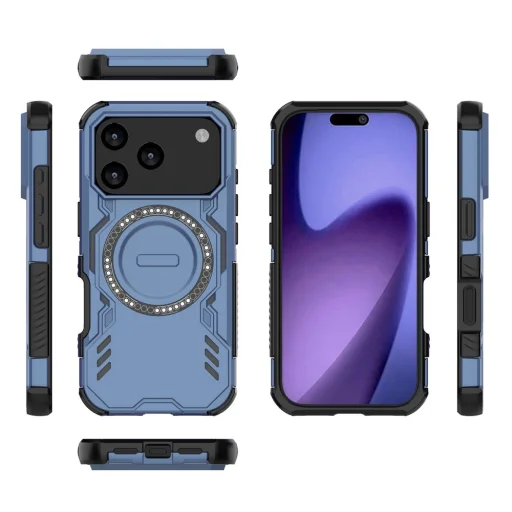  iPhone 17 Pro Kék Techsuit ArmorMag tok - 7