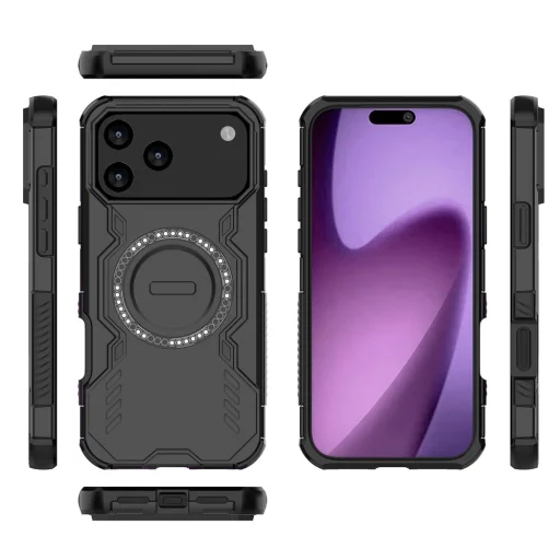  iPhone 17 Pro Max Fekete Techsuit ArmorMag tok - 4