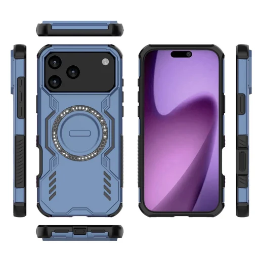  iPhone 17 Pro Max Kék Techsuit ArmorMag tok - 4