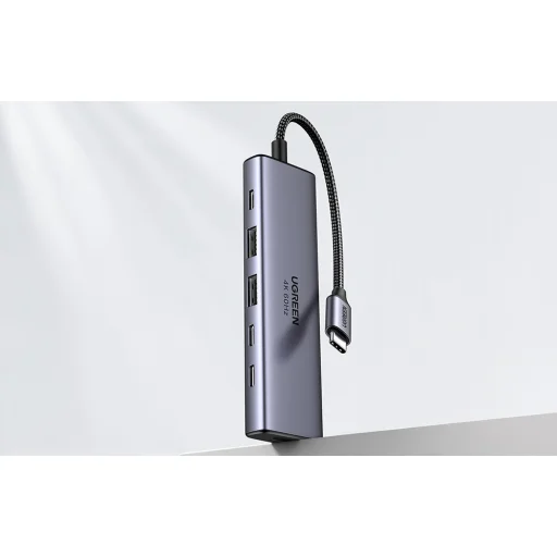 Ugreen CM478 USB-C Hub, HDMI, 3x USB, PD, 4K 30Hz, adapter - 6