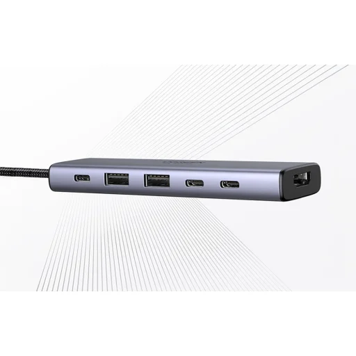 Ugreen CM478 USB-C Hub, HDMI, 3x USB, PD, 4K 30Hz, adapter - 7
