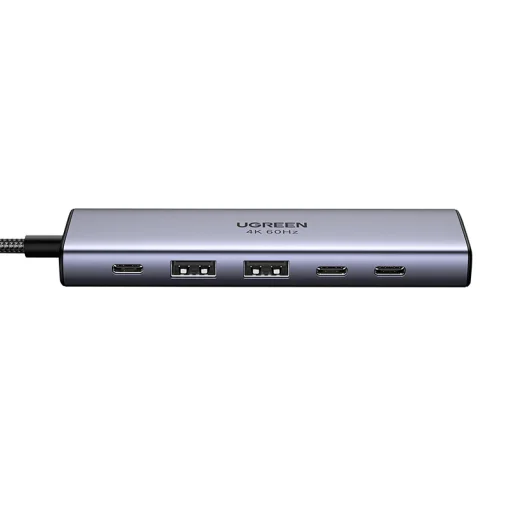 Ugreen CM478 USB-C Hub, HDMI, 3x USB, PD, 4K 30Hz, adapter - 1