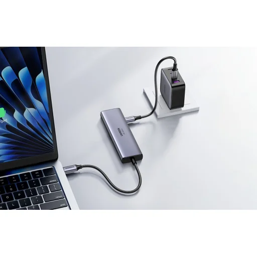 Ugreen CM478 USB-C Hub, HDMI, 3x USB, PD, 4K 30Hz, adapter - 2