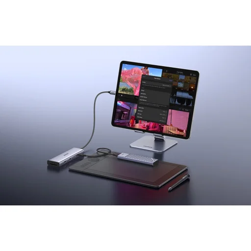 Hub USB-C Ugreen CM498, HDMI, 2x USB, 2x USB-C, SD/TF, RJ45, PD, 4K 60 Hz - 2