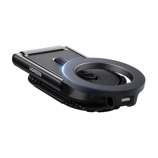 Ugreen LP924 Forgatható Mágneses Autós Műszerfali Tartó (Fekete) - 2