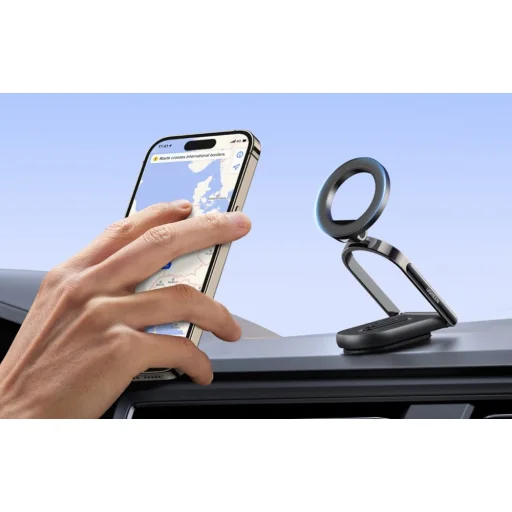 Ugreen LP924 Forgatható Mágneses Autós Műszerfali Tartó (Fekete) - 3