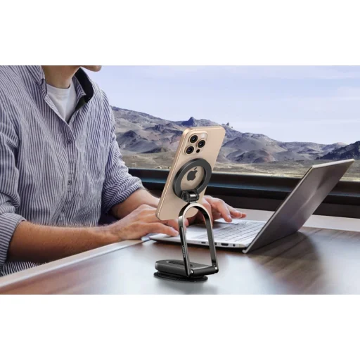 Ugreen LP924 Forgatható Mágneses Autós Műszerfali Tartó (Fekete) - 7